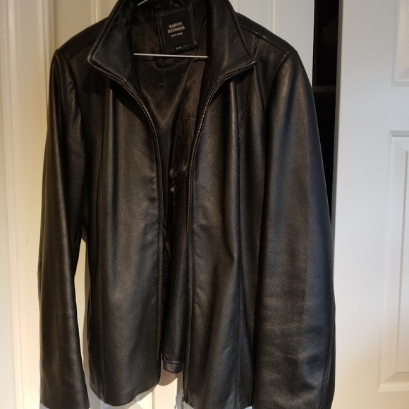 Marvin Richards Jackets & Blazers - Black lamb leather jacket. Womens XL